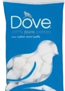 Dove Fine Cotton Wool Puffs 50g