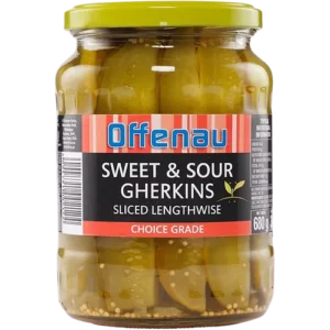 Offenau Sweet Sour Gherkins 680g