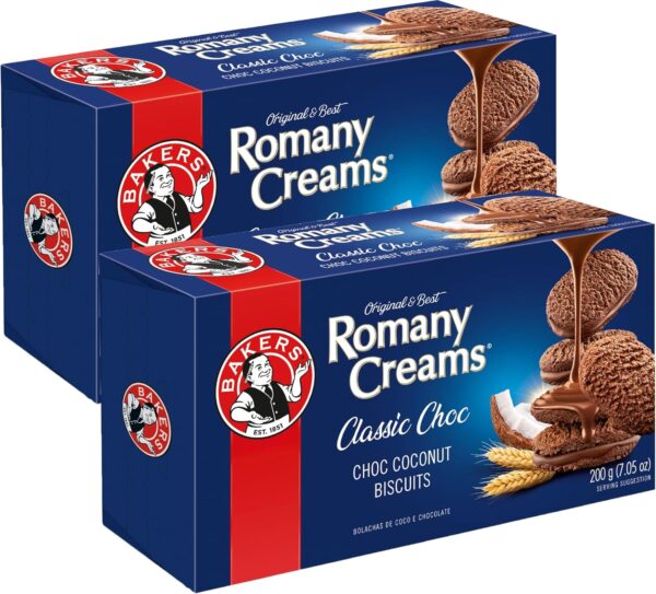 Bakers Romany Creams Classic Chocolate Biscuits