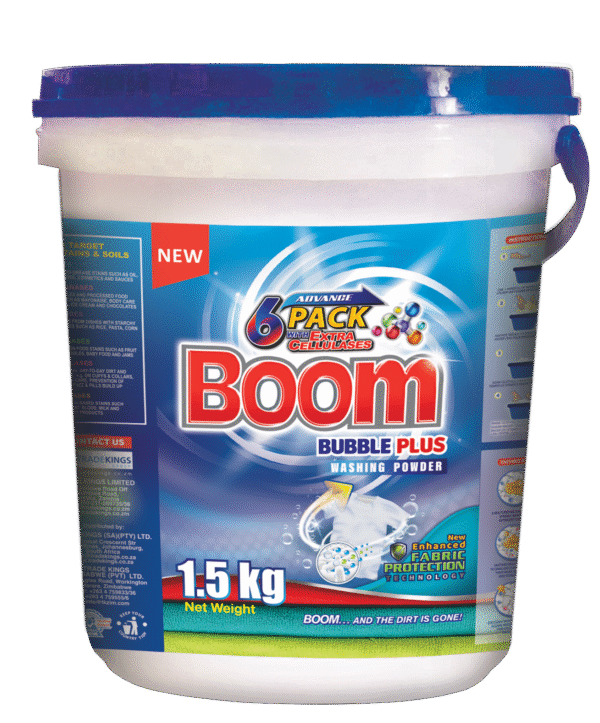 Boom Washing Powder 1.5Kg Bucket