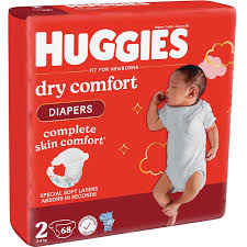 Huggies Diapers 3-6kg (68)