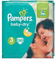 Pampers Baby Dry 3-6kg (30)